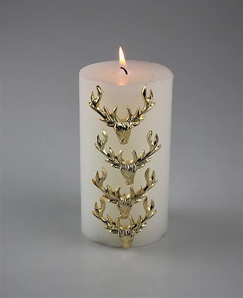 AM Design Dekoobjekt "Kerzenständer, aus Aluminium" 4er Box, Breite ca. 4 c günstig online kaufen