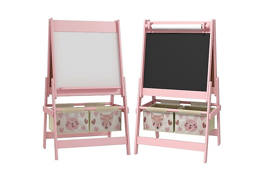 MC Star Staffelei 3-in-1 Kinder Staffelei mit Papierrolle, Kreidetafel, Whi günstig online kaufen