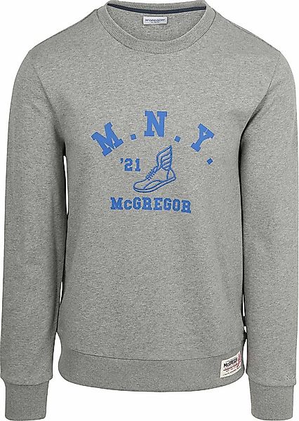McGregor Sweatshirt Graphic Grau - Größe M günstig online kaufen