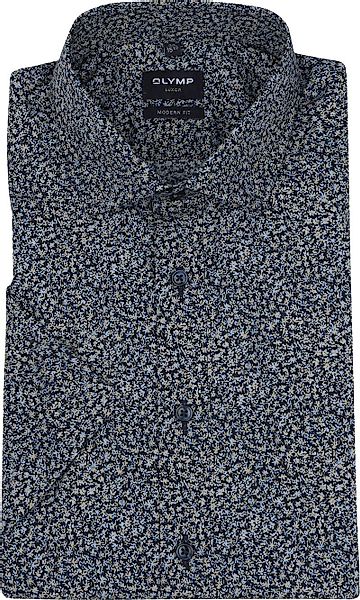 OLYMP Kurzarmhemd Luxor modern fit mit Allover-Print, bügelfrei, atmungsakt günstig online kaufen