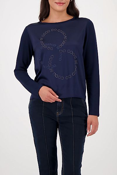Monari Schlupfbluse, mit Folienglanzdruck günstig online kaufen