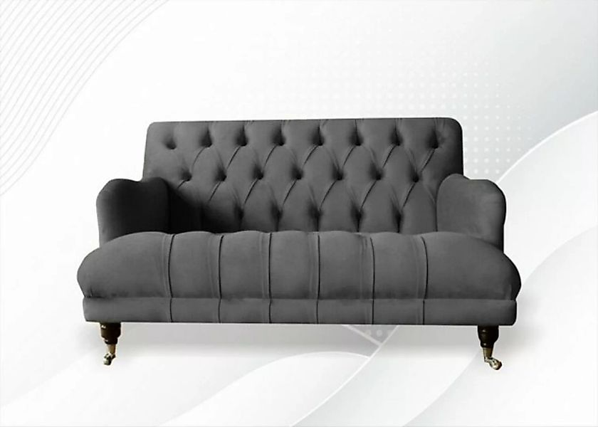 JVmoebel Chesterfield-Sofa, Chesterfield 2 Sitzer Design Sofa Couch 135 cm günstig online kaufen