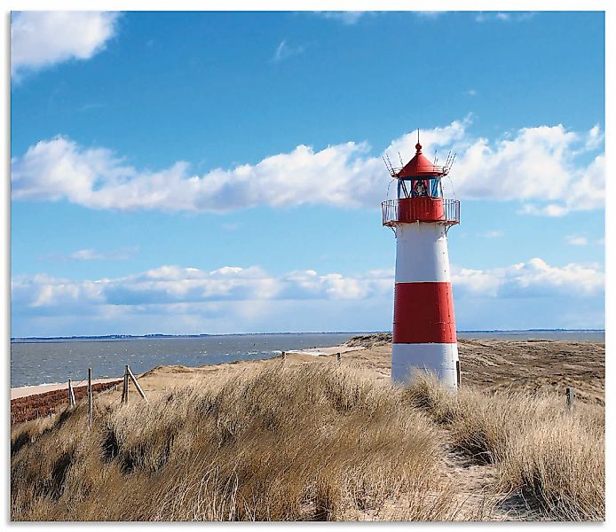 Artland Küchenrückwand "Leuchtturm Sylt", (1 tlg.), Alu Spritzschutz mit Kl günstig online kaufen
