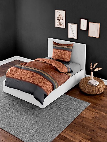 BIERBAUM Bettwäsche "4954" 2 Stk. 100 % Baumwolle, pflegeleicht, Paisley Mu günstig online kaufen