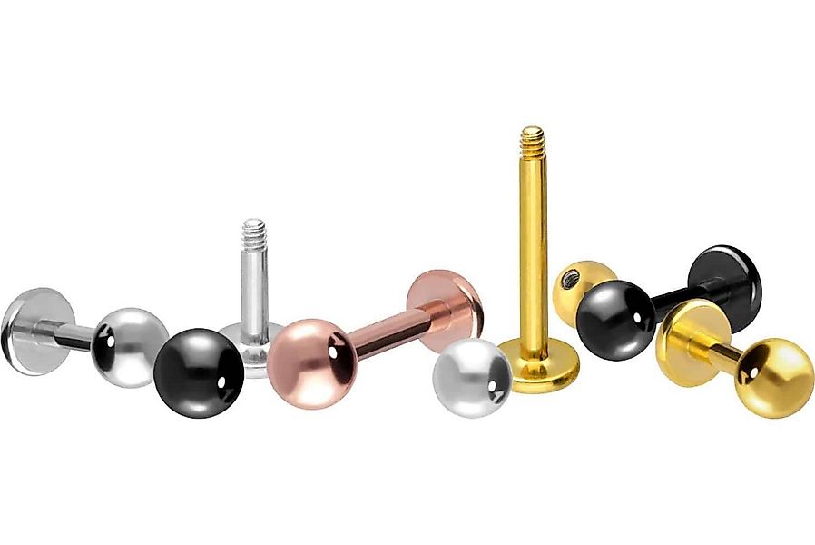 PIERCINGLINE Piercing-Set Titan Labret (Labrets, 1-tlg) günstig online kaufen