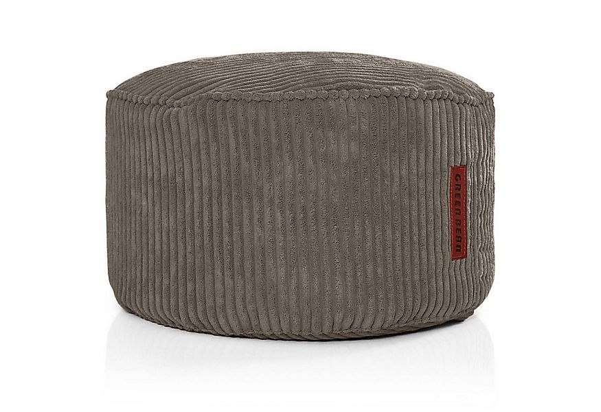 Green Bean Pouf Sitzsack-Hocker Pouf Cord 45x25cm (Indoor Sitzhocker Sitzki günstig online kaufen