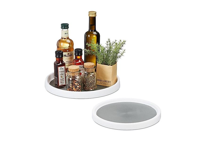 relaxdays Gewürzkarussell Drehteller 2er Set günstig online kaufen