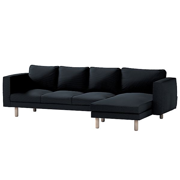 Bezug für Norsborg 4-Sitzer Sofa mit Recamiere, anthrazit, Norsborg Bezug f günstig online kaufen
