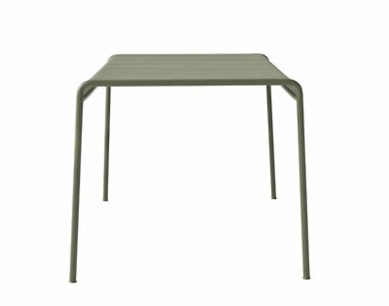 quadratischer Tisch Palissade metall grün / 80 x 80 cm - R & E Bouroullec - günstig online kaufen