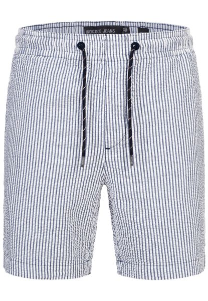 Indicode Chinoshorts INAlizzo aus Seersucker-Material für günstig online kaufen