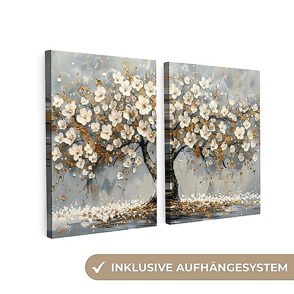 MuchoWow Leinwandbild Baum - Abstrakt - günstig online kaufen