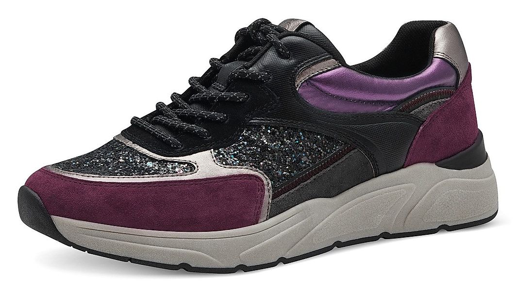 Tamaris Keilsneaker, Schnürschuh, Halbschuh, Freizeitschuh, farbenfrohe günstig online kaufen