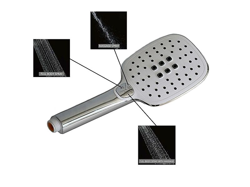 walexo Duscharmatur Dusche Wandhalterung Deckenhalterung Eckig günstig online kaufen
