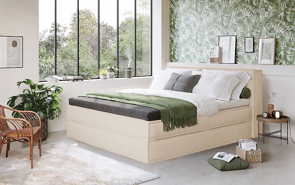 LeGer Home by Lena Gercke Boxspringbett "Addyson", (Härtegrade H2, H3 und H günstig online kaufen