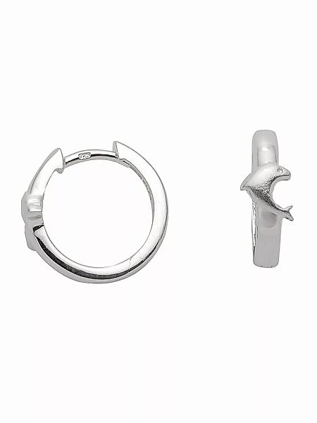 Adelia´s Paar Ohrhänger "925 Silber Ohrringe Creolen Delphin Ø 14,5 mm", Si günstig online kaufen