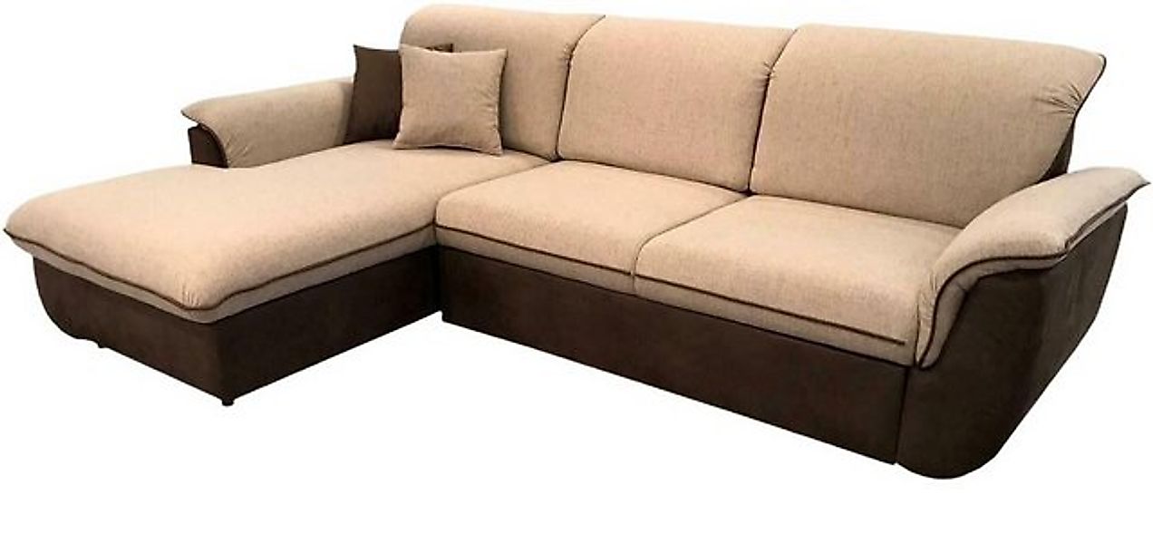 JVmoebel Sofa -Ecksofa Schlafsofa Ecke Bettfunktion Schlafcouches Eckgarnit günstig online kaufen