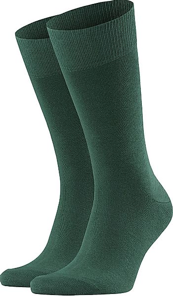 Falke Happy Socken 2-Pack Dunkelgrün - Größe 47-50 günstig online kaufen