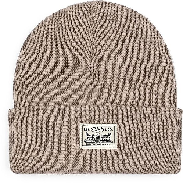 Levi's Beanie-Mütze Patch Beige - günstig online kaufen