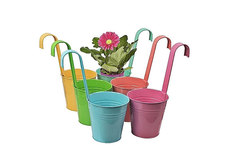 astor24 Pflanzkübel Hängetöpfe Zink (Blumentopf Garten Balkon Blumen Topf K günstig online kaufen