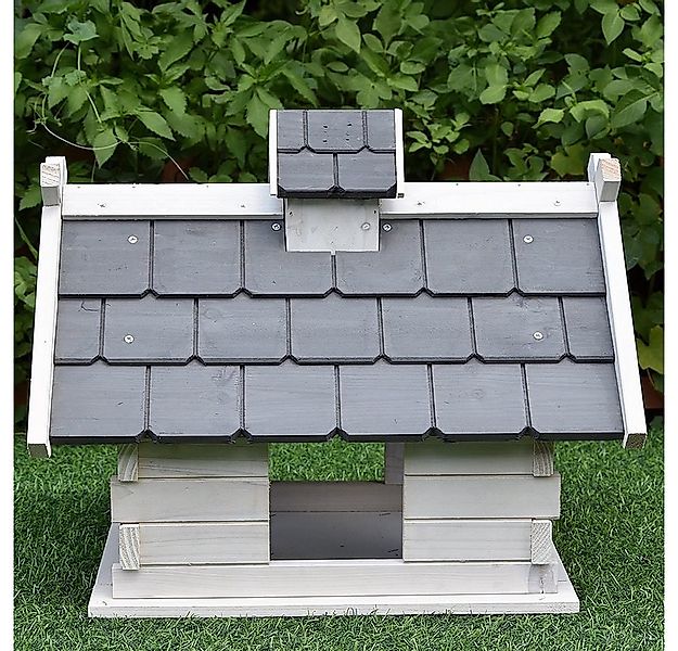 Melko Vogelhaus Vogelfutterhaus Vogelvilla Vogelhaus Holz mit Dach Vogelhäu günstig online kaufen