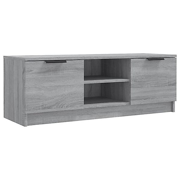vidaXL TV-Schrank TV-Board Grau Sonoma 102x35x36,5 cm Holzwerkstoff günstig online kaufen
