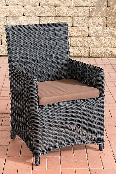Stuhl Fontana / Sankt Marlo Terrabraun 5mm Schwarz günstig online kaufen