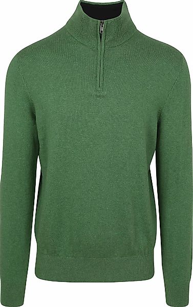 Steppin' Out Half-Zip Pullover Cotton Cashmere Grün - Größe S günstig online kaufen
