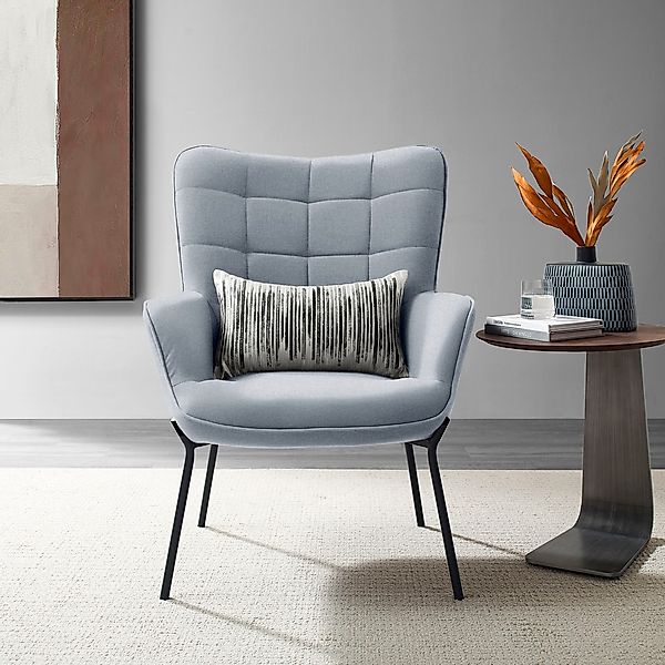 OTTO products Loungesessel "Luukas, Ohrensessel mit Metallbeinen,", (1 St.) günstig online kaufen