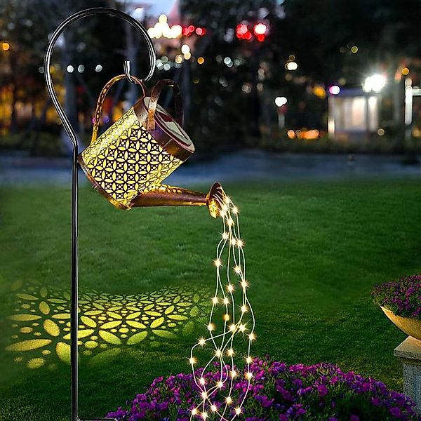 BlingBin LED Solarleuchte Gießkanne Lichter Lichterkette günstig online kaufen
