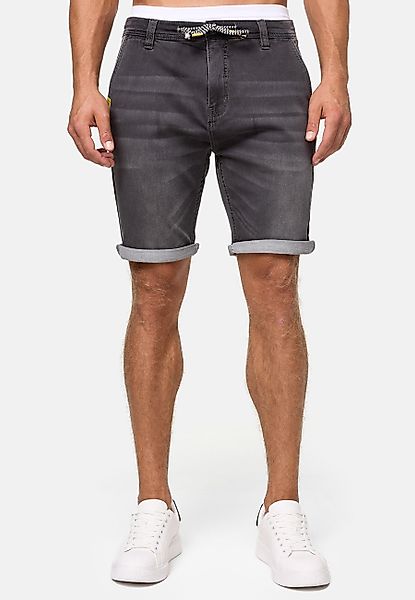 Indicode Jeansshorts Azibo elastischer Bund samt günstig online kaufen