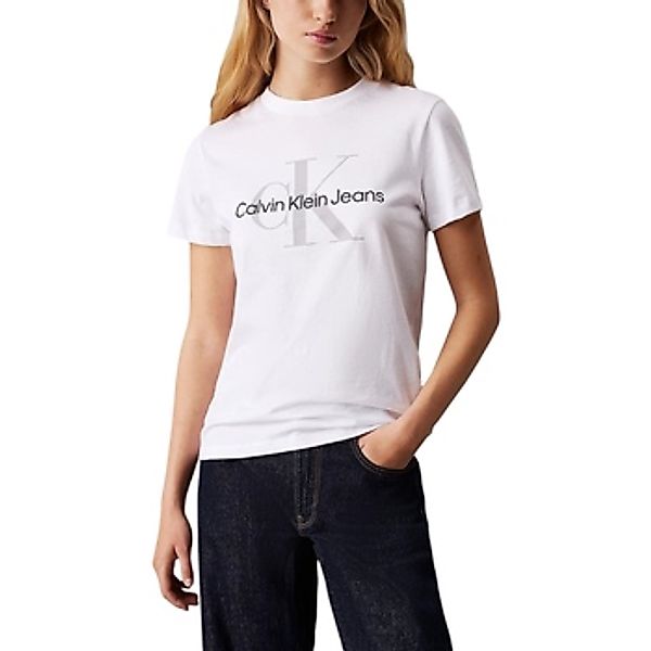 Calvin Klein Jeans  T-Shirt SS MONOLOGO CREWNECK 00040WL260 günstig online kaufen