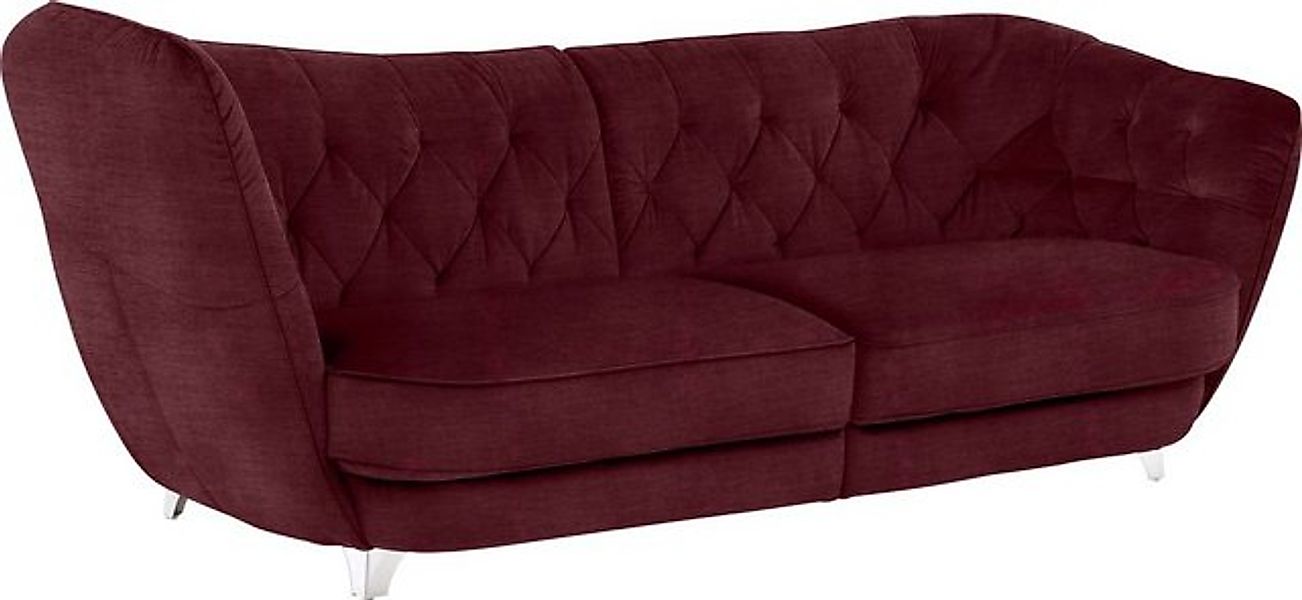 Leonique Big-Sofa Retro, stylischer Hochlehner günstig online kaufen