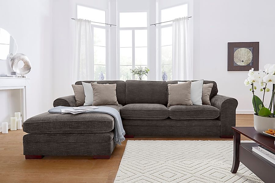 Home affaire Ecksofa Broughton L-Form, weicher günstig online kaufen
