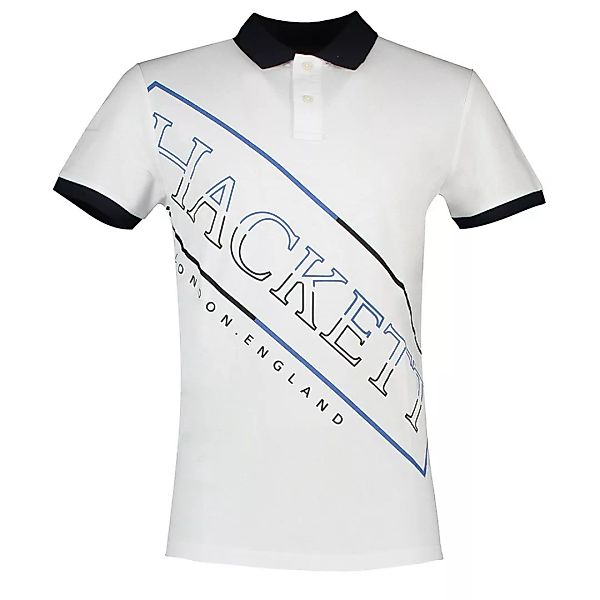 Hackett Graphic Kurzarm-poloshirt XL White günstig online kaufen