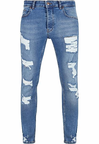 2Y Studios Bequeme Jeans "2Y Studios Herren 2Y Skinny Fit Destroyed Jeans" günstig online kaufen