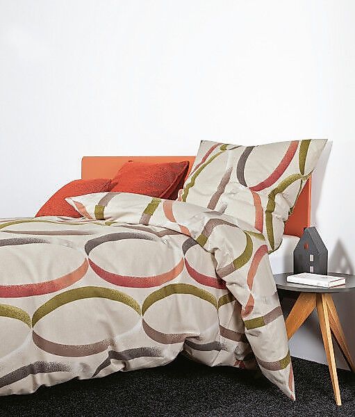 Janine Janine Feinbiber Bettwäsche DAVOS 65156 taupe siena Größe:  200x200 günstig online kaufen