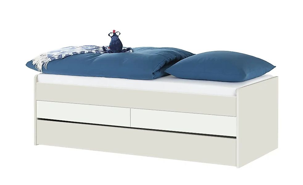 Duobett mit Stauraum  Grow Up ¦ grau ¦ Maße (cm): B: 127 H: 66 Betten > Bet günstig online kaufen