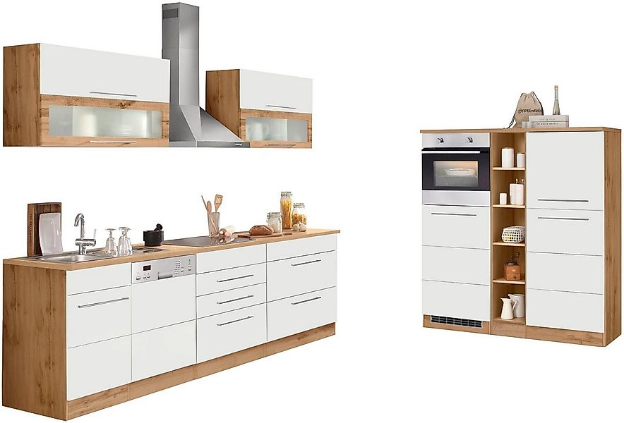 KOCHSTATION Küchenzeile KS-Wien, Breite 440 cm, wahlweise mit E-Geräten und günstig online kaufen