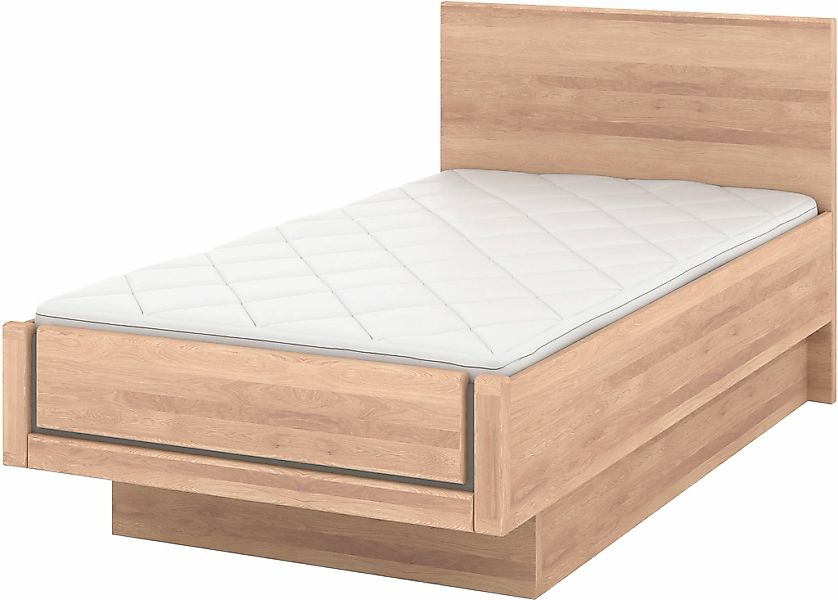 Musterring Holzbett "Sorrent, Bettgestell, Bettrahmen, teilmassiv Eiche", ( günstig online kaufen