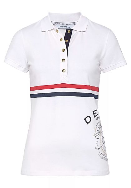 DELMAO Poloshirt, in edlem maritimen Look - NEUE MARKE günstig online kaufen