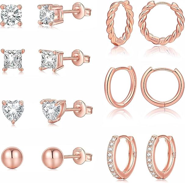 LuxusKollektion Schmuckset Ohrringe Silber 925 Cubic günstig online kaufen