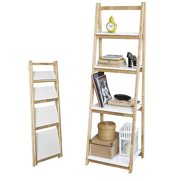 SoBuy Leiterregal FRG162, Standregal Bücherregal mit günstig online kaufen