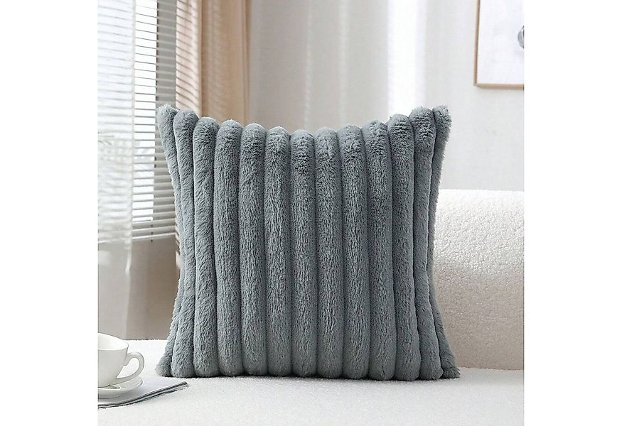 wohnTRAUM24 Kissenbezug Plüsch Kissenbezüge 1er Set 45x45cm,Flauschig Deko günstig online kaufen