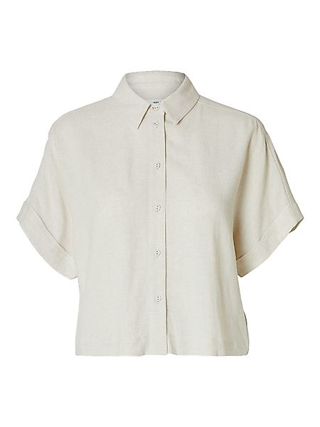 SELECTED FEMME Blusenshirt elegant Knopfleiste Hemdkragen günstig online kaufen