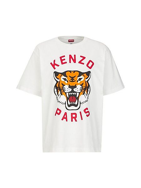 KENZO T-Shirt Tee Ricamata Oversize Unisex Lucky Tiger Di Cotone (1-tlg) günstig online kaufen