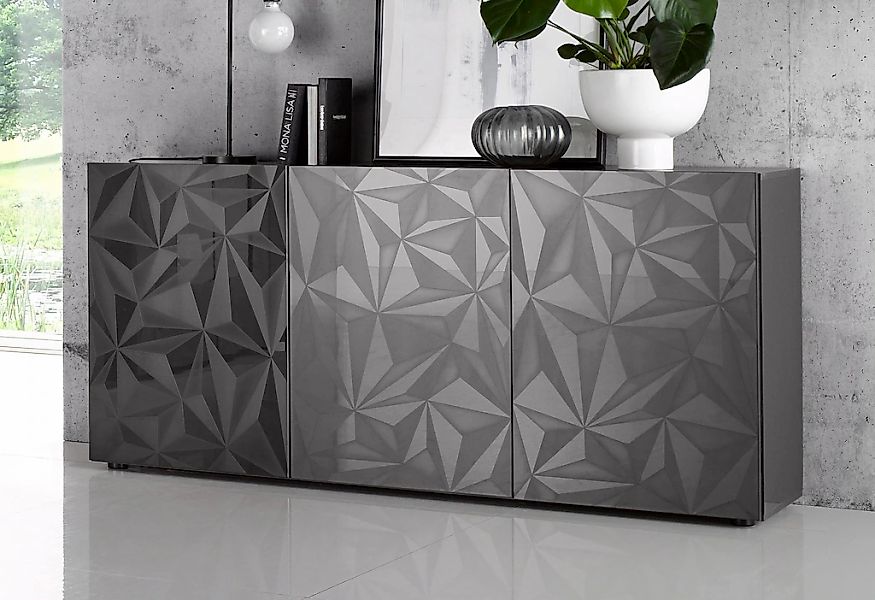 Home affaire Sideboard "Prisma Breite 181, Kommode 3 Türen, Anrichte" Front günstig online kaufen
