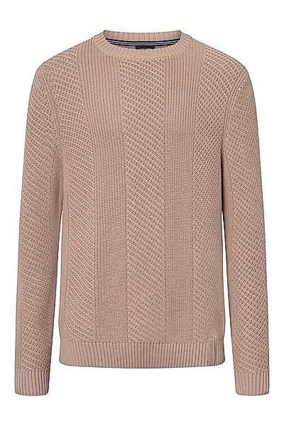 Joop Jeans Rundhalspullover Silor mit Strukturmuster günstig online kaufen