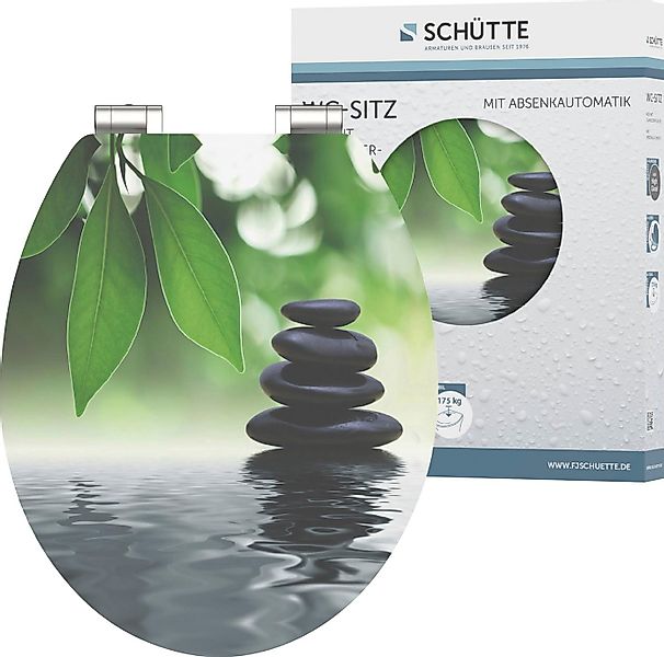 Schütte WC-Sitz Oasis, High Gloss mit MDF Holzkern, mit Absenkautomatik günstig online kaufen