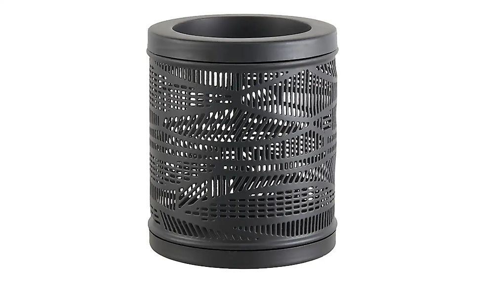 HOME STORY Windlicht   ¦ schwarz ¦ Eisen ¦ Maße (cm): H: 11,5  Ø: 10 Access günstig online kaufen