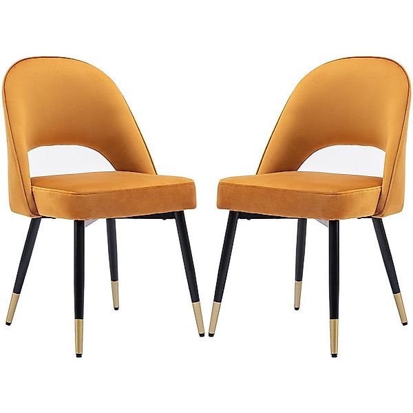 WAHSON OFFICE CHAIRS Esszimmerstuhl Samt 2er günstig online kaufen